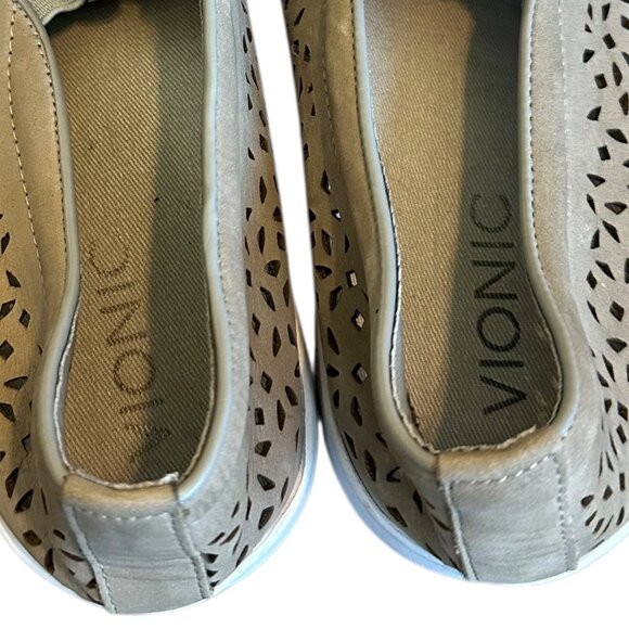Vionic Midi Perf Low Slip On Flats Shoes Perforated Classic Comfort Size 9.5 - Picture 6 of 12